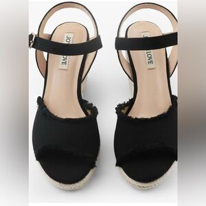 Espadrille wedge sandals